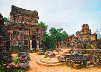 Ruins of Old hindu temple at My Son, Vietnam