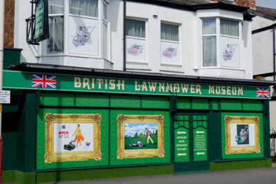 Exterior of the British Lawnmower Museum