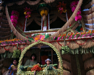 A house decorated for Pahiyas Festival