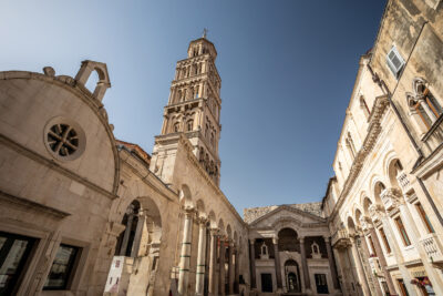 Peristil Square in Diocletian’s Palace in the Dalmatian city of Split dates back to the year 3 AD