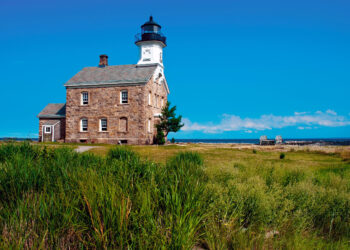 Sheffield Island Lighthouse, Connecticut.