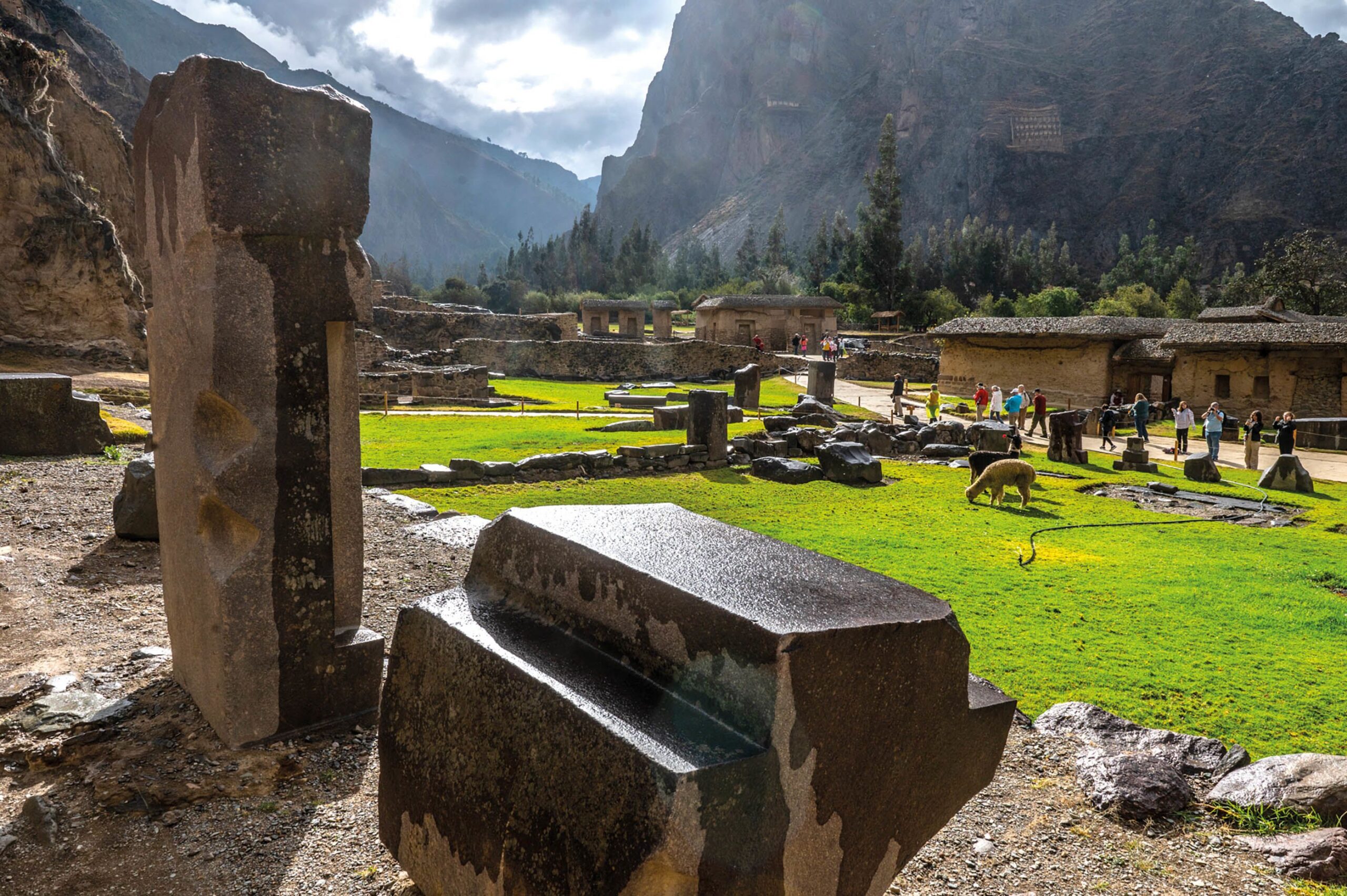 The temple megaliths of Ollantaytambo