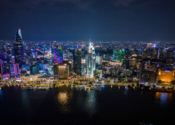 Aerial view of downtown Ho Chi Minh City (Shutterstock)