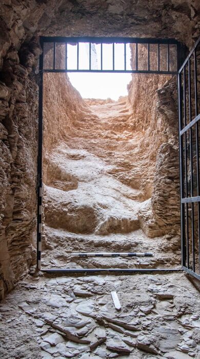 Entrance to the tomb of Thutmose II in Luxor in southern Egypt (New Kingdom Research Foundation)