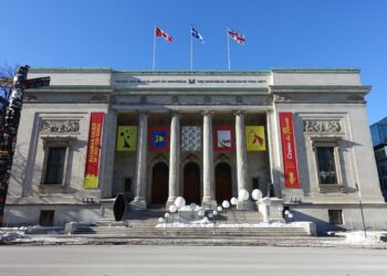The Montreal Museum of Fine Arts is seen on the Golden Mile area of Sherbrooke Street on January 17, 2019 in Montreal, Canada. Founded in 1860, the museum is home to 44,000 works of art.