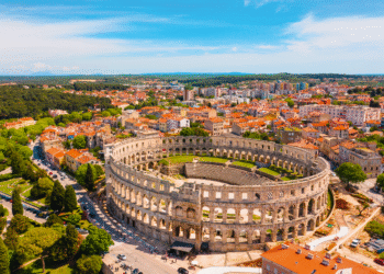 The Pula Arena, a Roman amphitheatre, on the Istrian Peninsula (Croatian National Tourist Board)