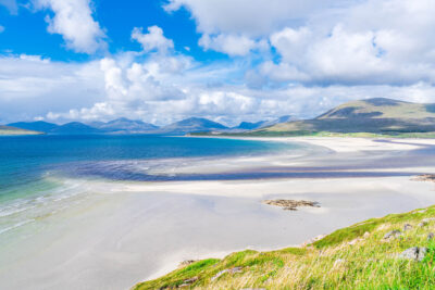 Luskentyre Beach on Harris Island, Outer Hebrides, Scotland (Shutterstock)